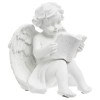 Statueta Inger asezat, polirasina, H.15 cm, 109801