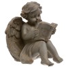 Statueta Inger asezat, polirasina, H.15 cm, 109801