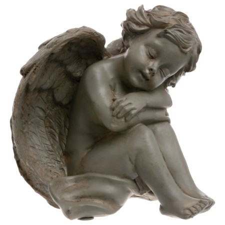 Statueta Inger asezat, polirasina, H.15 cm, 109801