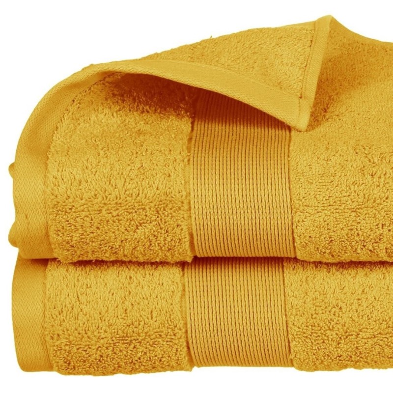 Prosop de baie Essential, bumbac, galben, 100x150 cm, 125869R