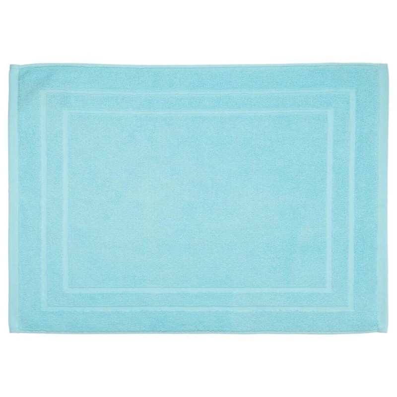 Covoras de baie Praia, bumbac, turcoaz, 50x70 cm, 125898Q