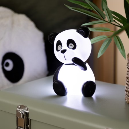 Lampa de veghe Panda, PVC, H.13 cm, 127135A