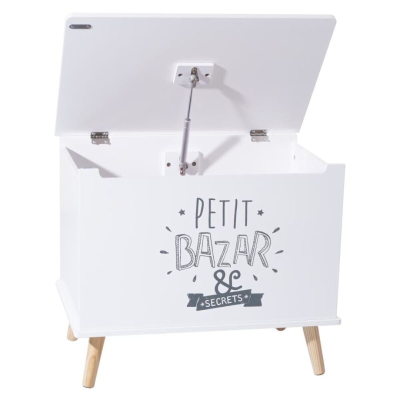 Cutie de jucarii, lemn si MDF, Bazar, L. 58 cm, 127241