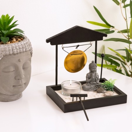 Gradina Zen, lemn, negru, 15x15 cm, 130305