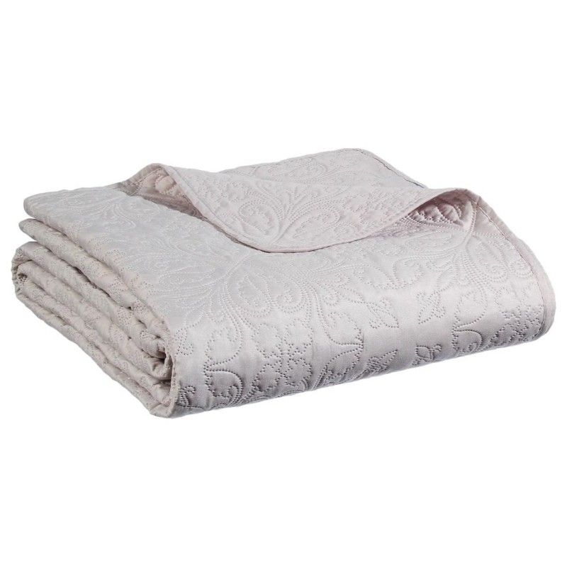 Cuvertura pat Arabesque, 2 persoane, 3 piese, poliester, bej, 240x260 cm, 131644D