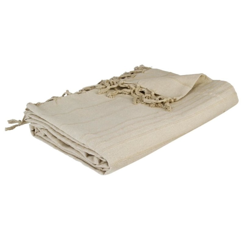Cuvertura pat, bumbac, bej, 160x220 cm, 131645D