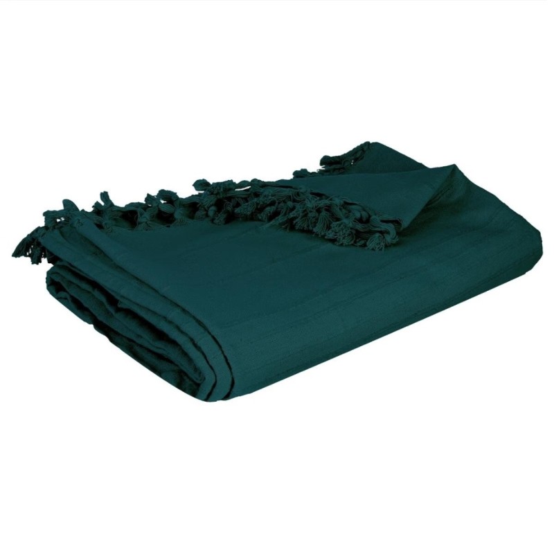 Cuvertura pat, bumbac, bleu, 160x220 cm, 131645H