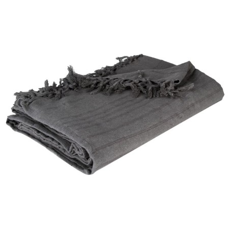 Cuvertura pat, bumbac, gri, 160x220 cm, 131645H