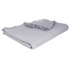 Cuvertura pat, bumbac, gri deschis, 230x250 cm, 131646B