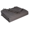 Cuvertura pat, bumbac, gri, 230x250 cm, 131646O