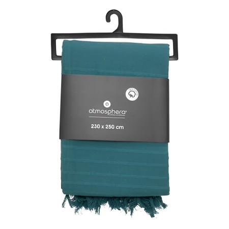 Cuvertura pat, bumbac, bleu, 230x250 cm, 131646Q