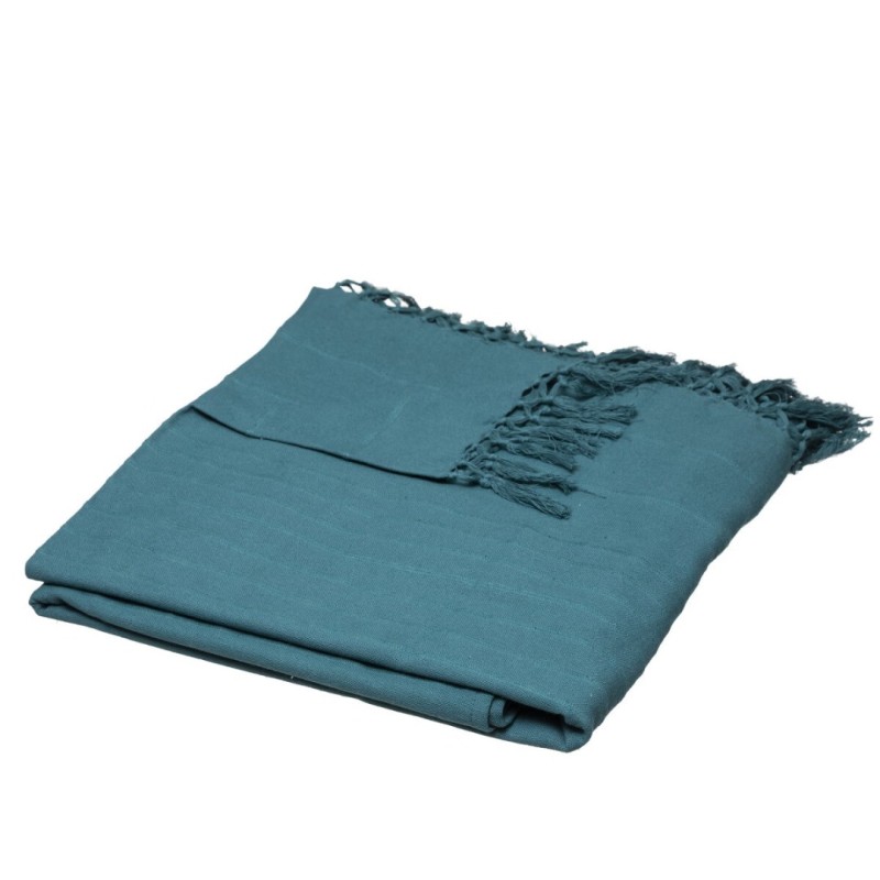 Cuvertura pat, bumbac, bleu, 230x250 cm, 131646Q