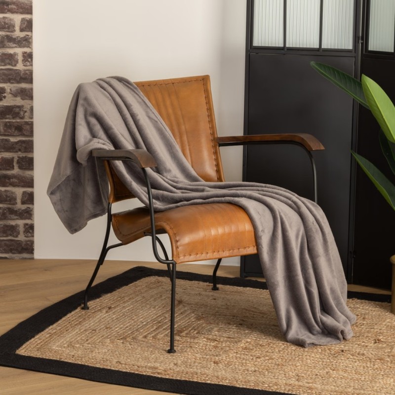 Patura Lola, poliester, gri, 130x180 cm, 131648B