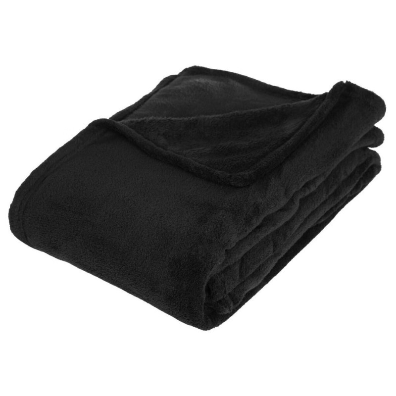 Patura Lola, poliester, neagra, 130x180 cm, 131648J