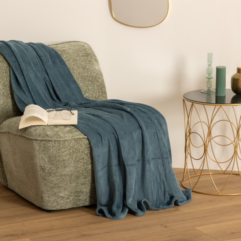 Patura Lola, poliester, bleu, 130x180 cm, 131648O