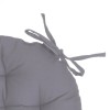 Perna pentru scaun Anjali, bumbac, gri, D.38 cm, 131649B