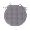 Perna pentru scaun Anjali, bumbac, gri, D.38 cm, 131649B