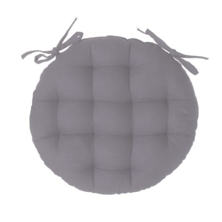 Perna pentru scaun Anjali, bumbac, gri, D.38 cm, 131649B