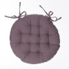 Perna pentru scaun Anjali, bumbac, taupe, D.38 cm, 131649C