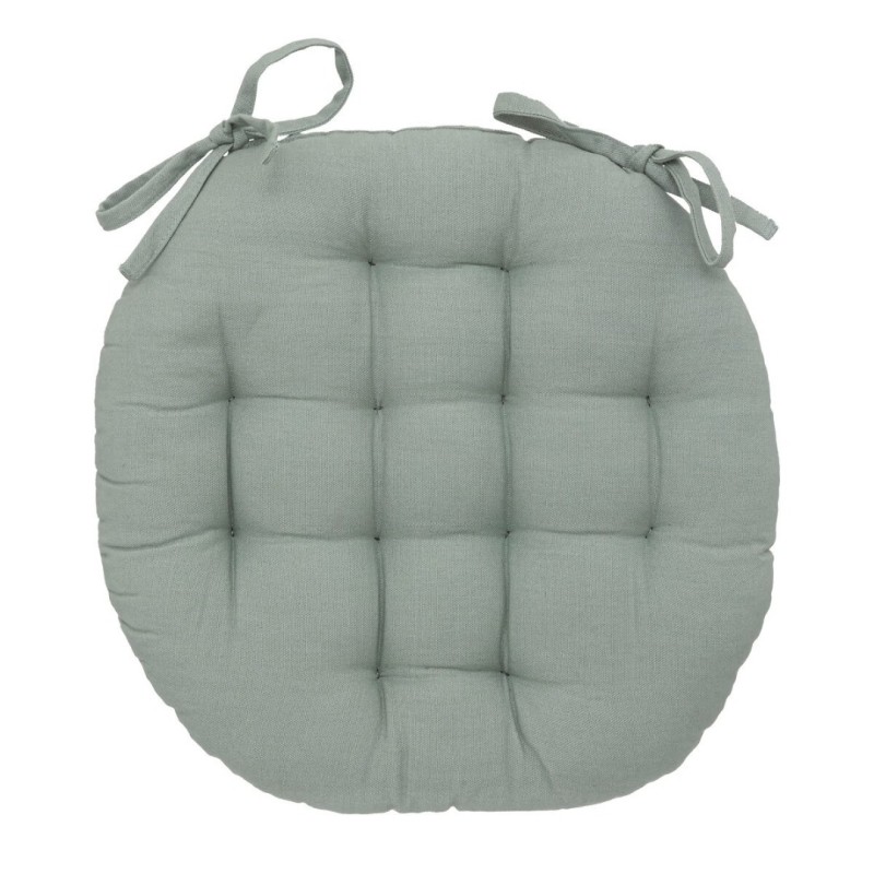 Perna pentru scaun Anjali, bumbac, verde celadon, D.38 cm, 131649F2