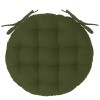 Perna pentru scaun Anjali, bumbac, verde khaki, D.38 cm, 131649K
