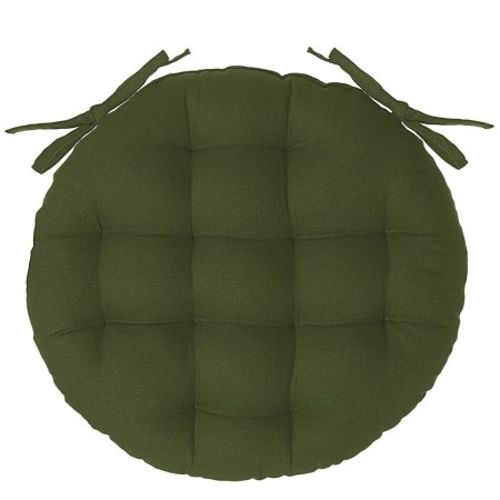 Perna pentru scaun Anjali, bumbac, verde khaki, D.38 cm, 131649K