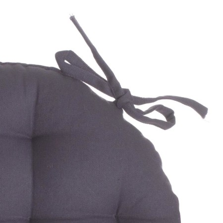 Perna pentru scaun Anjali, bumbac, gri inchis, D.38 cm, 131649L