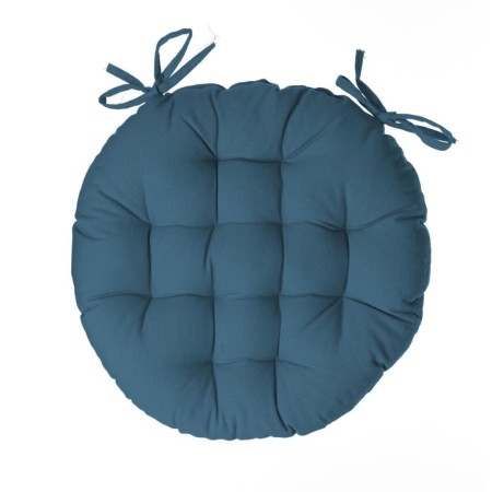 Perna pentru scaun Anjali, bumbac, albastru, D.38 cm, 131649Q