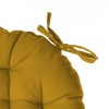 Perna pentru scaun Anjali, bumbac, galben, D. 38 cm, 131649R