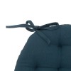 Perna pentru scaun Anjali, bumbac, bleu, D.38 cm, 131649T