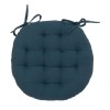 Perna pentru scaun Anjali, bumbac, bleu, D.38 cm, 131649T