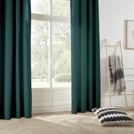 Draperie Palma, bumbac, poliester, albastru/verde, 140x160 cm, 131652Q