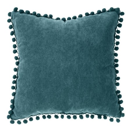 Pernuta Pompom, poliester, bleu, 40x40 cm, 131656Q