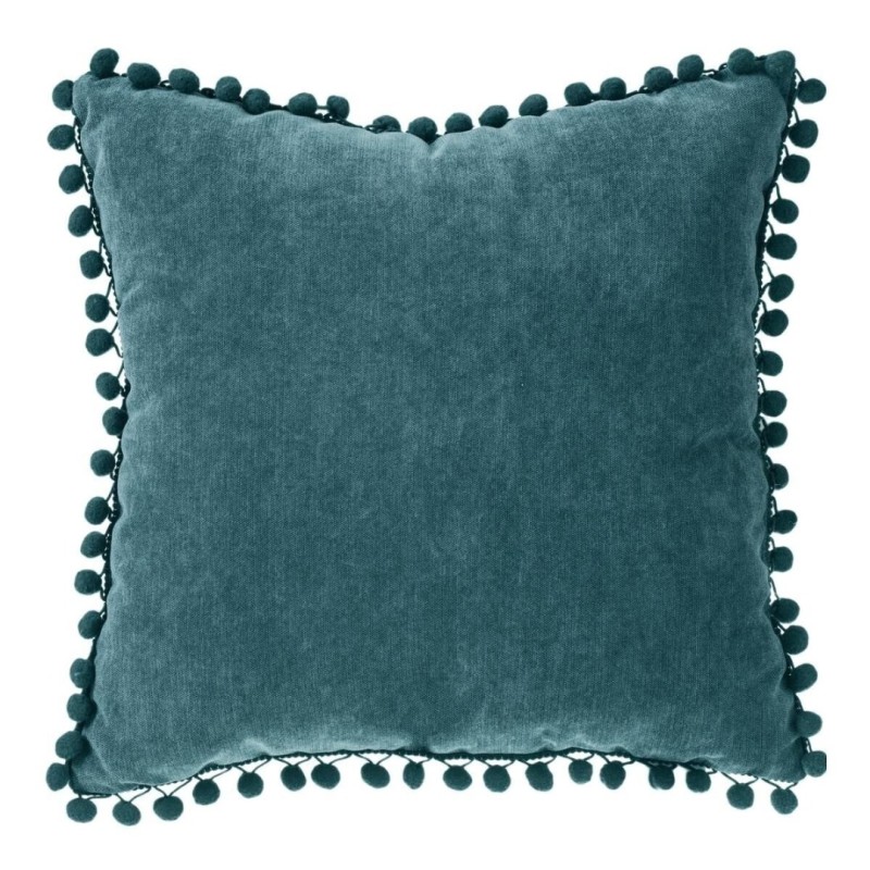 Pernuta Pompom, poliester, bleu, 40x40 cm, 131656Q