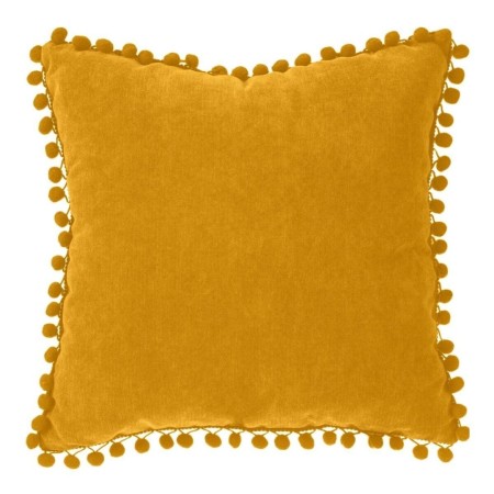 Pernuta Pompom, poliester, galben mustar, 40x40 cm, 131656R