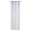 Perdea Fred, poliester, alba, 140x240 cm, 131691Z