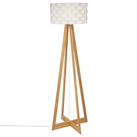 Lampadar Moki, bambus, polipropilena, alb, 1XE27, H.150 cm, 135460
