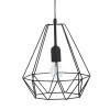 Suspensie Drim, metal, negru, 1XE27, D.25 cm, 145119