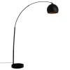 Lampadar Hyto, marmura, metal, negru, 1XE27, H.177 cm, 145221