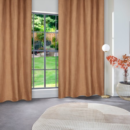 Draperie Clem, poliester, maro, 140x260 cm, 146124C