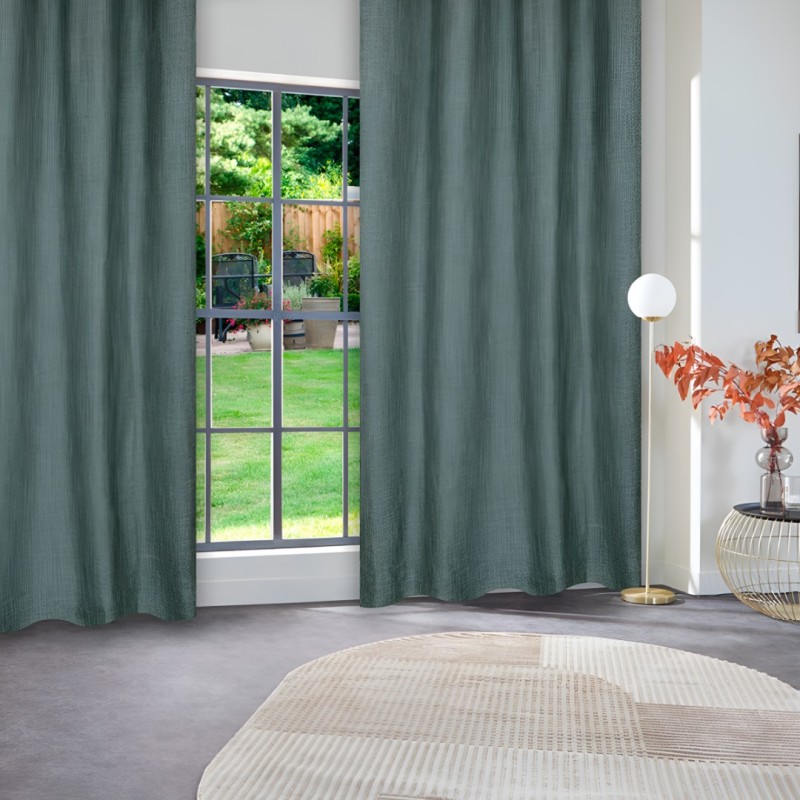 Draperie Clem, poliester, verde, 140x260 cm, 146124E