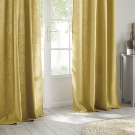 Draperie Clem, poliester, galben mustar, 140x260 cm, 146124R