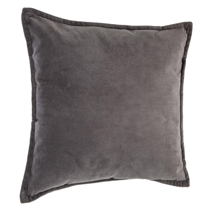 Pernuta Lilou, poliester, gri inchis, 45x45 cm, 146200L