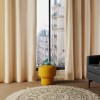 Draperie Lilou, poliester, alb ivoar, 140x260 cm, 146202A