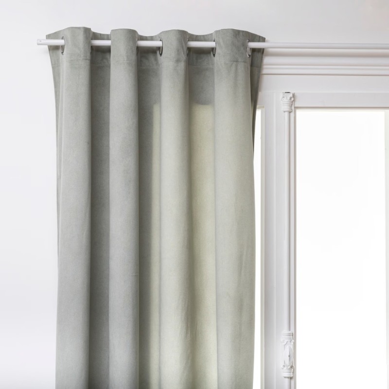 Draperie Lilou, poliester, albastru celadon, 140x260 cm, 146202F