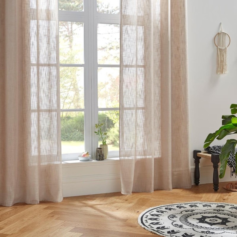 Perdea Alton, poliester, bej, 140x240 cm, 146272D
