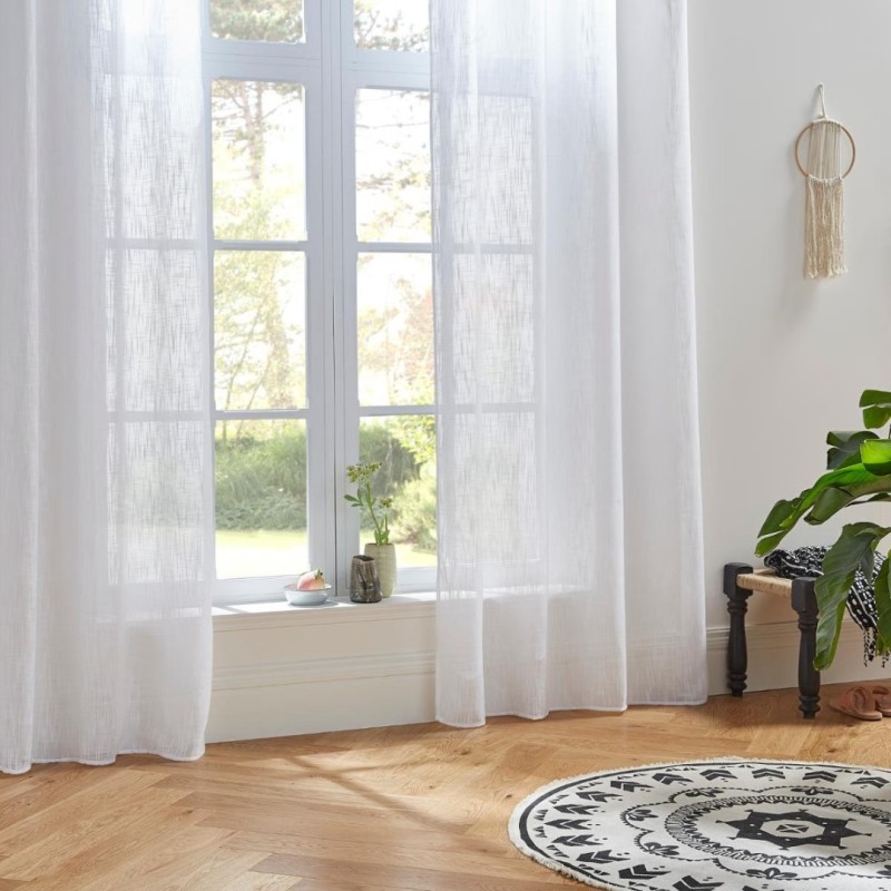 Perdea Alton, poliester, alba, 140x240 cm, 146272Z