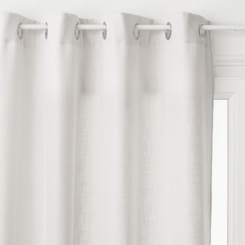 Draperie Leon, poliester, alb ivoar, 140x260 cm, 146277A