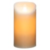 Lumanare LED, ceara, alb, D.10 cm, 148104A