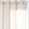 Perdea Lily, poliester, bej, 140x240 cm, 156044D